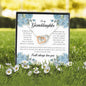 To My Granddaughter, Interlocking Heart Necklace