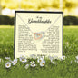 To My Granddaughter, Interlocking Heart Necklace