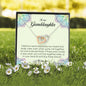 To Our Granddaughter, Interlocking Heart Necklace