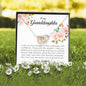 To My Beautiful Granddaughter, Interlocking Heart Necklace