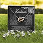To My Soulmate, Interlocking Heart Necklace