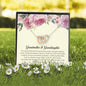 Grandmother and Granddaughter Gift, Interlocking Heart Necklace