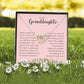 To My Granddaughter, Interlocking Heart Necklace