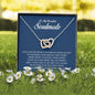 To My Soulmate, Interlocking Heart Necklace