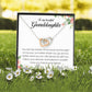 To My Beautiful Granddaughter, Interlocking Heart Necklace