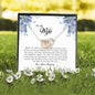 To My Wife , Interlocking Heart Necklace