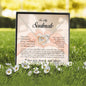 To My Soulmate, Interlocking Heart Necklace