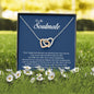To My Soulmate, Interlocking Heart Necklace