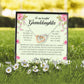 To My Beautiful Granddaughter, Interlocking Heart Necklace