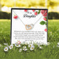 To My Daughter, Interlocking Heart Necklace