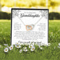 To My Beautiful Granddaughter, Interlocking Heart Necklace
