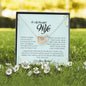 To My Beautiful Wife, Interlocking Heart Necklace