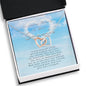Interlocking Heart Necklace, In Loving Memory of Your Cousin