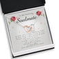 Interlocking Heart Necklace, To My Stunning Soulmate