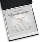 Interlocking Heart Necklace, To My Beautiful Granddaughter, With Love From Grandma / Grandpa