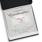 Interlocking Heart Necklace, To My Beautiful Granddaughter, With Love From Grandma