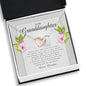 Interlocking Heart Necklace, Granddaughter Gift from Grandpa