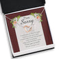 Interlocking Heart Necklace, I'm Sorry Card, Apology Gift For Her, Forgiveness Gift, I’m Sorry Gift For Wife / Girlfriend, Gift To Say Sorry