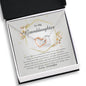 Interlocking Heart Necklace, Granddaughter Gift from Grandpa