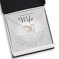 Interlocking Heart Necklace, To My Stunning Wife