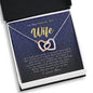 Interlocking Heart Necklace, To My Smokin' Hot Wife