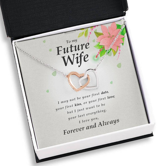 Interlocking Heart Necklace, To My Future Wife