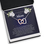 Interlocking Heart Necklace, In Loving Memory of Your Mom