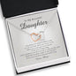 Interlocking Heart Necklace, To My Beautiful Daughter, With Love From Mom