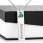 Birthstone Name Necklace | To My Beautiful Daughter