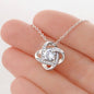 Love Knot Necklace, Happy Forty Seven Year Anniversary