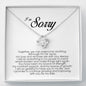 I'm Sorry Gift For Her, Love Knot Necklace