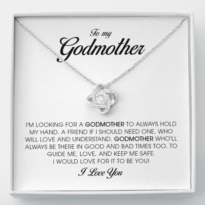 To My Godmother, Love Knot Necklace