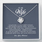 To My Wife, Love Knot Necklace