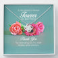 To My Maid of Honor, Love Knot Necklace