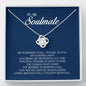 To My Soulmate, Love Knot Necklace