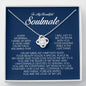 To My Beautiful Soulmate, Love Knot Necklace
