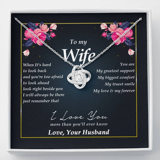 Love Knot Necklace, To My Wife