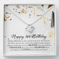 Happy 16th Birthday, Love Knot Necklace