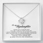 To My Stepdaughter Gift, Love Knot Necklace