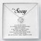 I'm Sorry Gift For Her, Love Knot Necklace