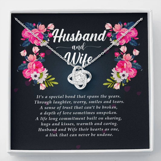 Love Knot Necklace, Husband and Wife Gift