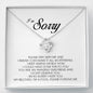 I'm Sorry Gift For Her, Love Knot Necklace