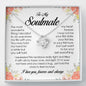 To My Soulmate, Love Knot Necklace