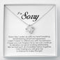 I'm Sorry Gift For Her, Love Knot Necklace