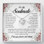 To My Soulmate, Love Knot Necklace