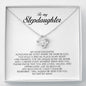 To My Stepdaughter Gift, Love Knot Necklace