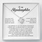 To My Stepdaughter Gift, Love Knot Necklace