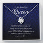 Love Knot Necklace, To My Beautiful Queen