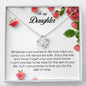 To My Daughter, Love Knot Necklace