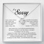 I'm Sorry Gift, Love Knot Necklace
